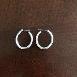 Silver Hoop Earrings